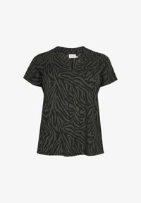 Valgt, black green print