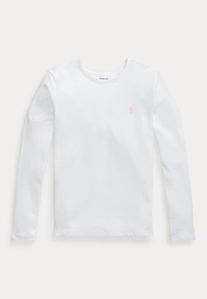 Polo Ralph Lauren, COTTON JERSEY LONG-SLEEVE TEE 7-14Y - Longsleeve - white