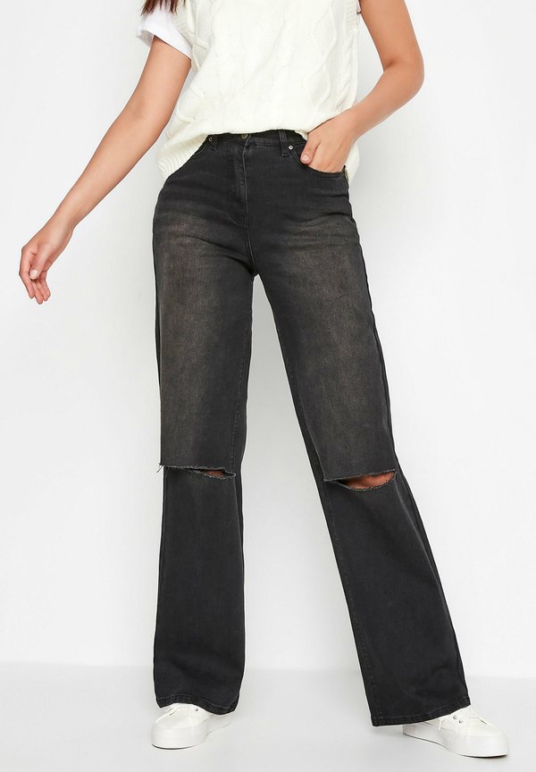 DISTRESSED BEA STRETCH - Flared Jeans