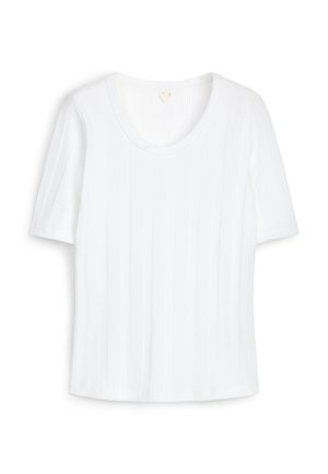 ARKET, ARKET RIB T-SHIRT - T-shirt basique - white