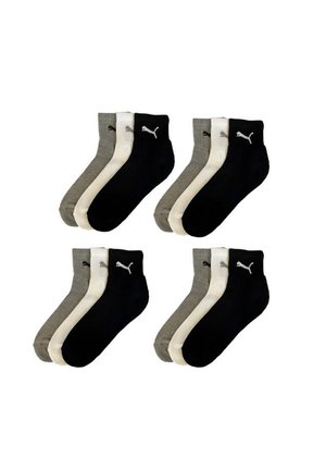 CREW UNISEX 12 PACK - Socken - white beige black