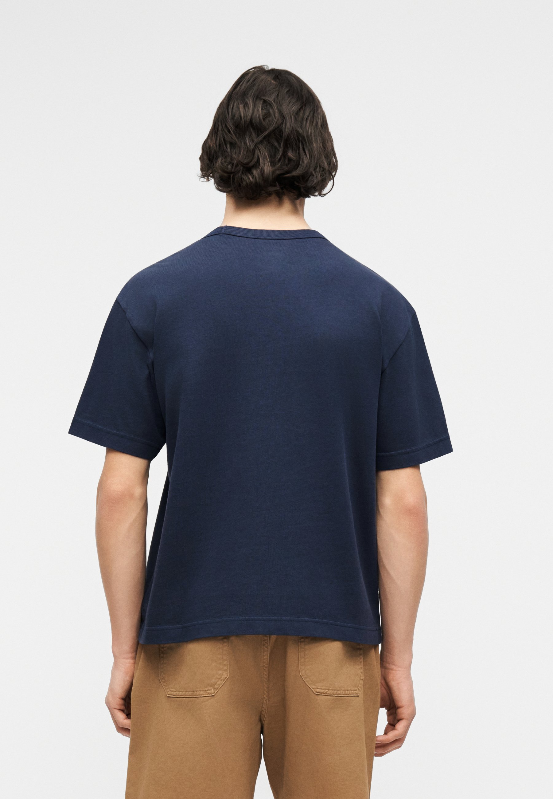 GAP SOFT CROPPED - Basic T-shirt - vintage navy/dark blue - Zalando.ie