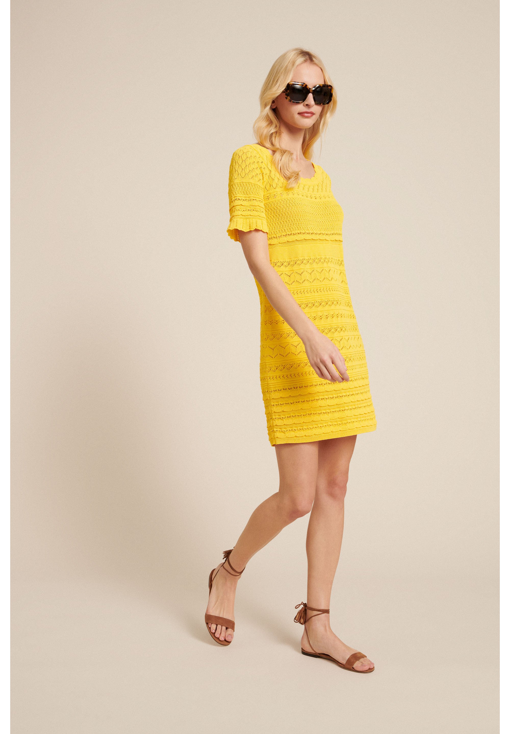 Luisa Spagnoli CASE - Vestito estivo - giallo - Zalando.it