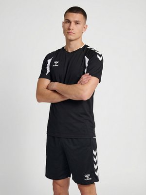 Hummel 2.0  S/S - T-shirt print - black white