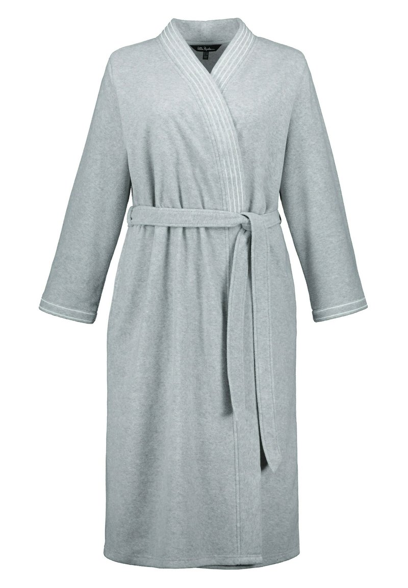 Damen Nachthemden | Ulla Popken FLEECE Bademantel light grey melange/hellgrau-meliert - OQ76296 Damen Nachthemden | Ulla Popken FLEECE Bademantel light grey melange/hellgrau-meliert - OQ76296