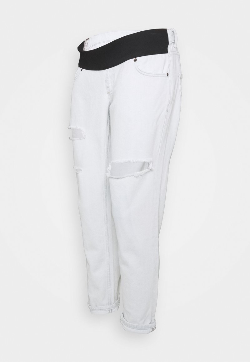 Topshop Maternity Jeansy Relaxed Fit jasnoniebieski denim