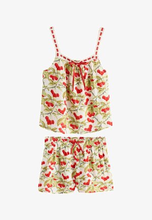 Laura Ashley, REGULAR FIT DOBBY SET - Nachtwäsche Set - red green cramwell orchard