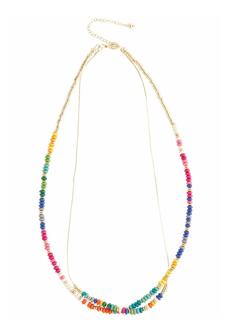 Next BEADED DOUBLE ROW LONG - Halsband - multi coloured
