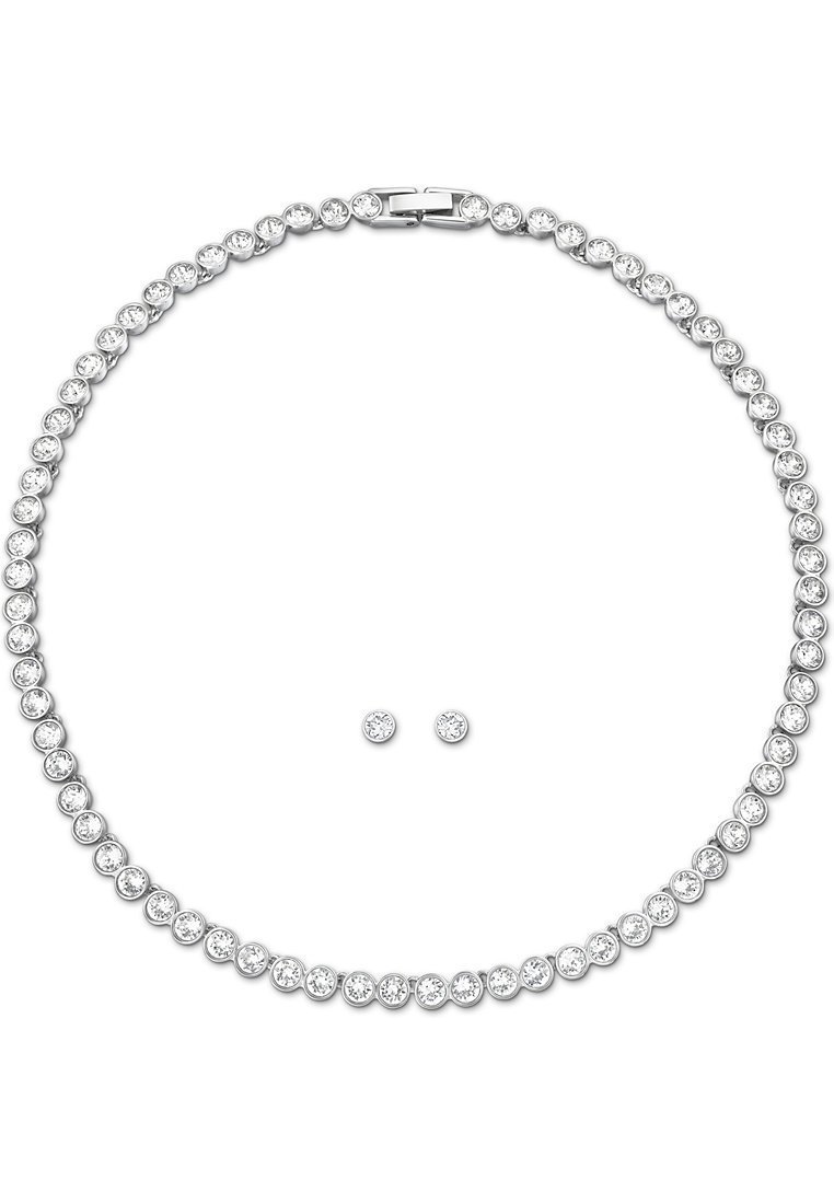 Swarovski SWAROVSKI DAMEN-SCHMUCK-SET METALL - Oorbellen -  silber/zilverkleurig - Zalando.nl