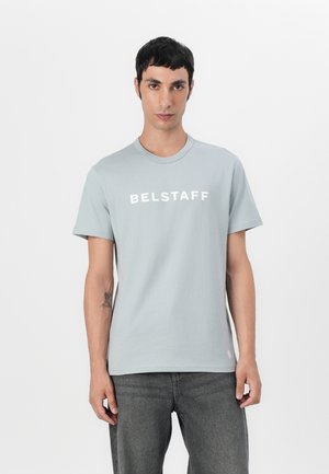LOGO - Print T-shirt - quarry blue