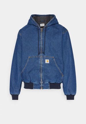 Carhartt WIP ACTIVE JACKET - Denim jacket - blue stone washed