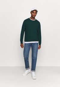 Selected Homme SLHBERG CREW NECK - Strikkegenser - botanical garden melange