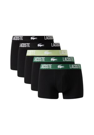 Lacoste UNDERWEAR TRUNK 5 PACK  - Boxers - black green-birch-black