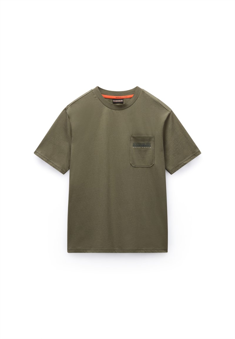 Napapijri T-shirt print donkergroen