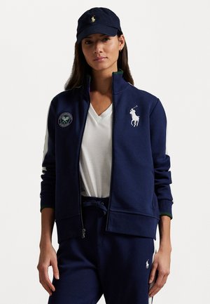 WIMBLEDON BALLPERSON FULL ZIP JACKET - Sweat zippé - navy/white
