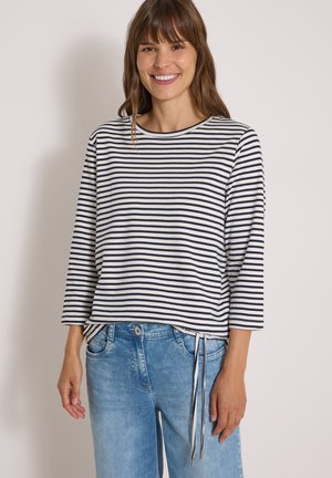 Cecil, 3/4-ARM SHIRT MIT RUNDHALS UND STREIFEN - T-shirt à manches longues - vanilla white