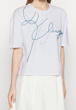 T-shirt med print - blue