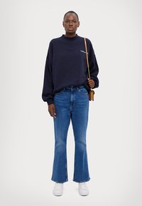 Polo Ralph Lauren LOGO FLEECE HIGH CREWNECK - Sweater - navy