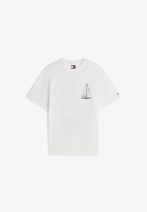 Tommy Jeans, - T-shirt z nadrukiem