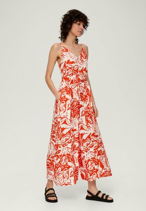 s.Oliver MET PRINT ALL-OVER - Overal - hellorange