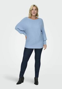 ONLY Carmakoma CARNEW ADALINE - Džemperis - blue bell