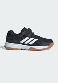 adidas Performance COURT INDOOR - Topánky na volejbal - core black   cloud white   core black