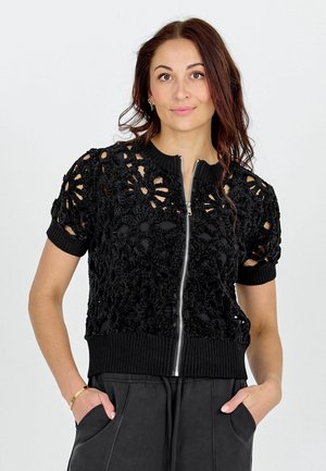 Chaqueta de punto - black