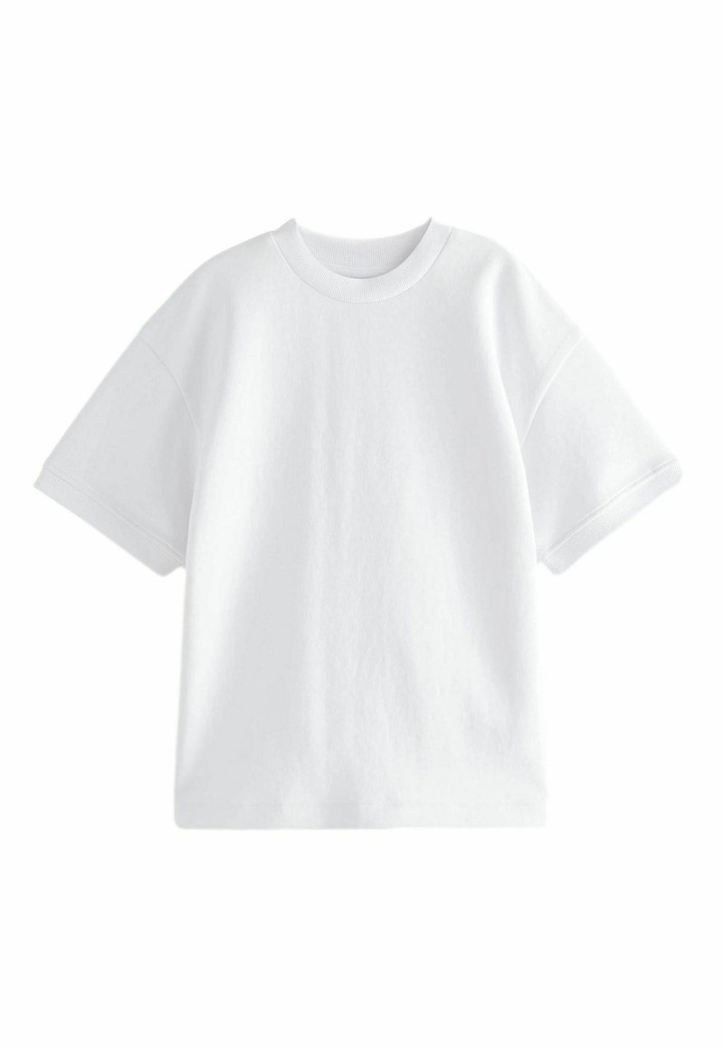 Next - RELAXED FIT HEAVYWEIGHT  - Navadna majica - white, Povečajte