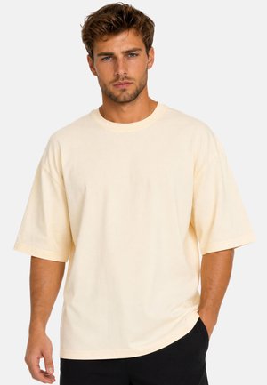 Reichstadt RELAXED FIT T-SHIRT - T-shirt basic - beige