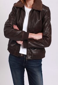 Lee Cooper Skinnjacka - brown