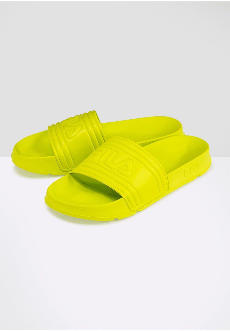 fila badslippers geel