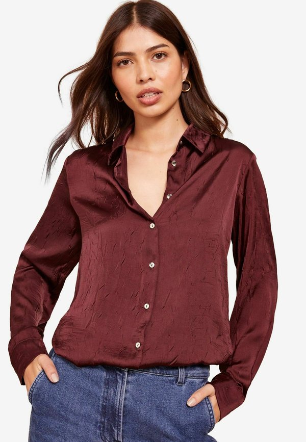 REGULAR FIT - LONG SLEEVE CRUSHED - Hemdbluse