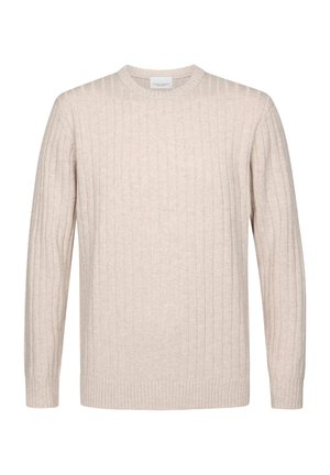 PROFUOMO Strickpullover - light sand