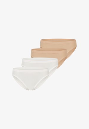 4ER PACK GO SENSE - Bas de bikini - creme   beige