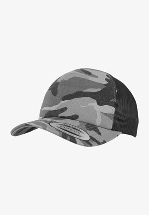 Flexfit Cap - dark camo/blk