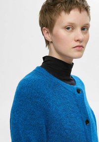 Selected Femme SLFLULU CARDIGAN - Kardigán - super sonic