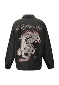 Ed Hardy FIREBALL DRAGON - Light jacket - black