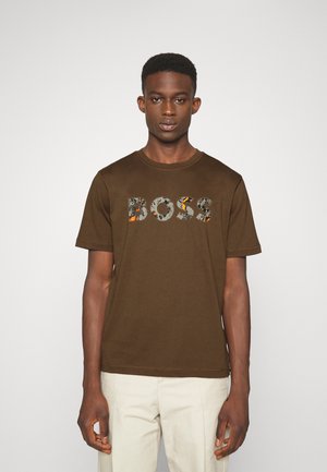 TEETRURY - Triko s potiskem - dark green