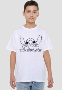 Disney LILO AND STITCH RELAX  SKETCH - Print T-shirt - white