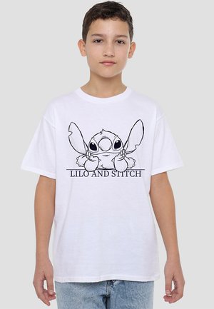 Disney LILO AND STITCH RELAX  SKETCH - T-Shirt print - white