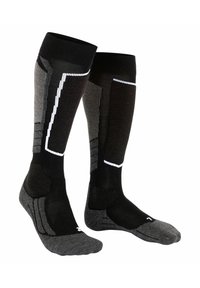 FALKE INTERMEDIATE - Kniestrümpfe - black mix