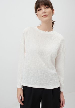 ROUND NECK LONG SLEEVE  - Strickpullover - ekru