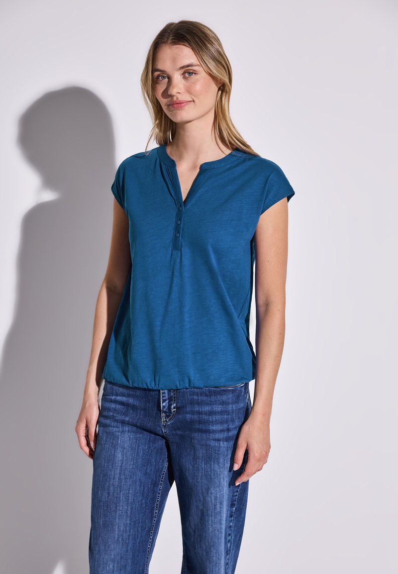 Street One T-shirt basic - blau