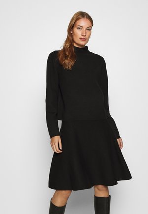 SLFCALI CROP HIGHNECK - Trui - black