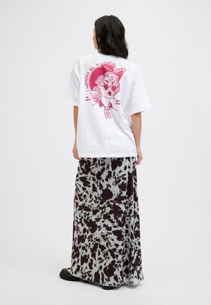 MILLOW LOOSE - T-shirt imprimé - bright white print:i wanna be a cowgirl baby