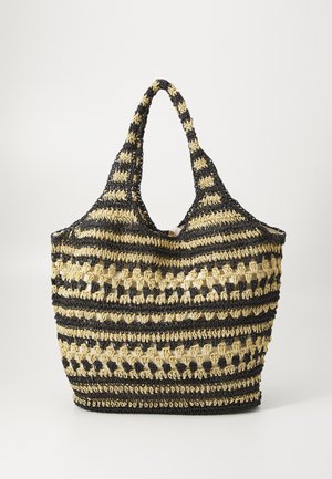 WAFTED CAROLINA BAG - Shopping Bag - black/nature