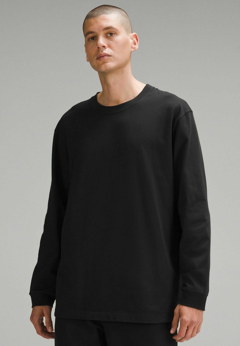 lululemon HEAVYWEIGHT - Tops ar garām piedurknēm - black