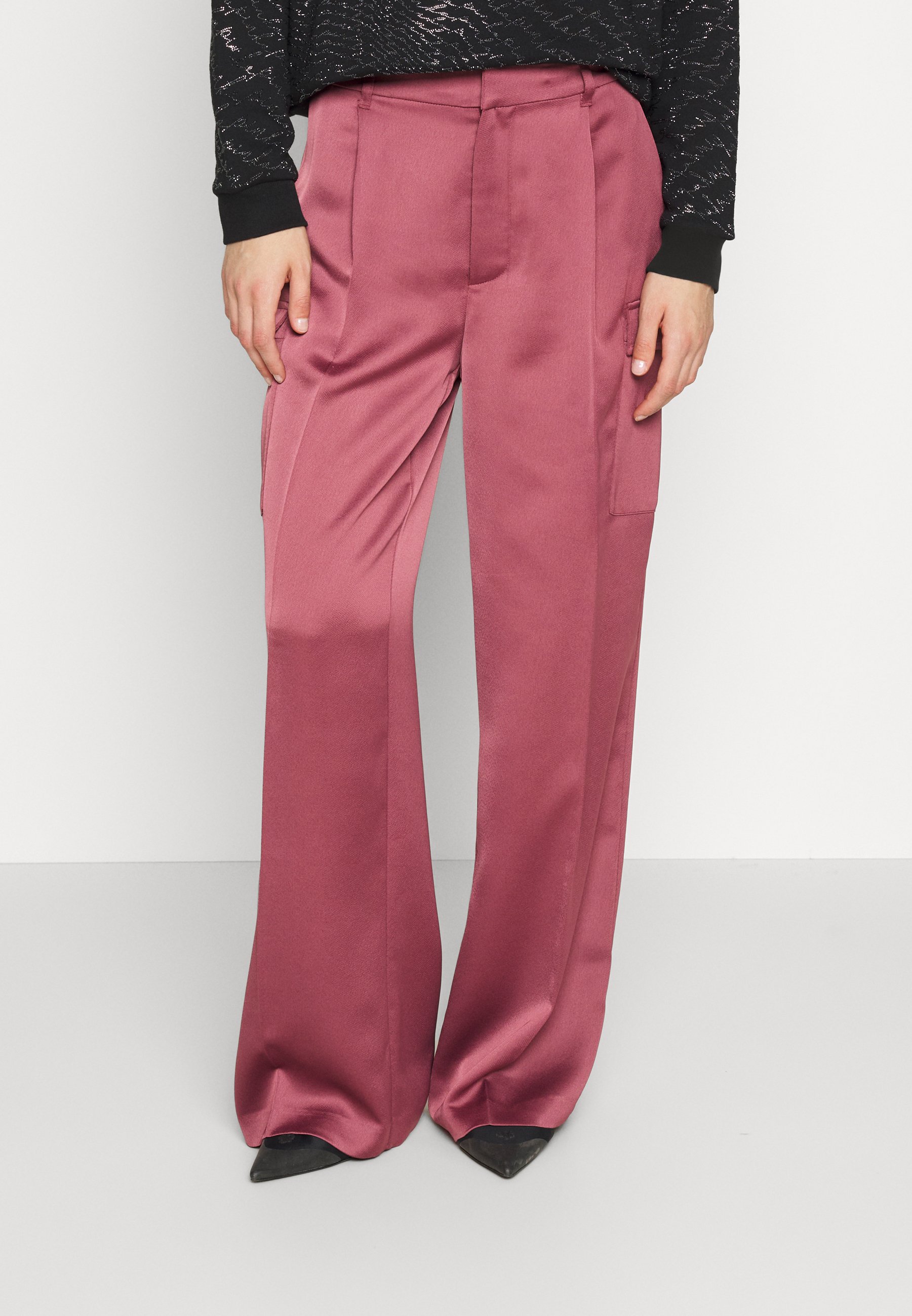dkny silk pants