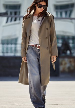 PULL&BEAR, BASIC - TRENCH COAT - Trenchcoat - mottled brown