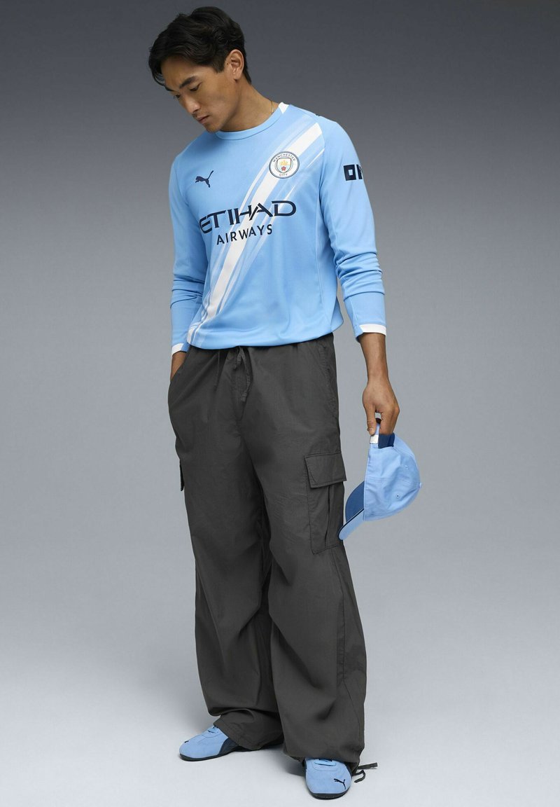 Maillot Entraînement Manchester City – Homme, Taille L, Bleu, Occasion